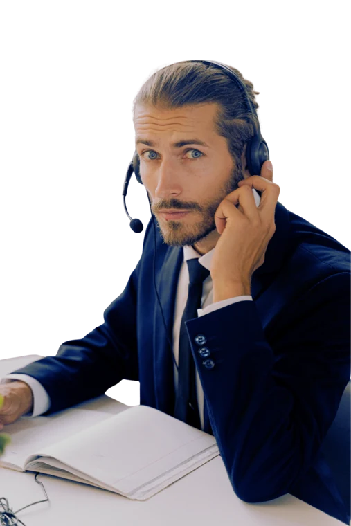 A VDOIT strategist taking a discovery call