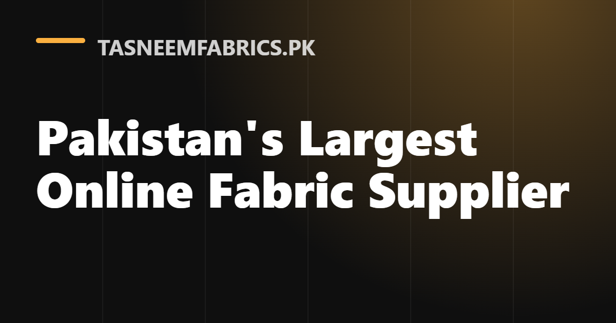 Tasneem Fabrics — case study cover